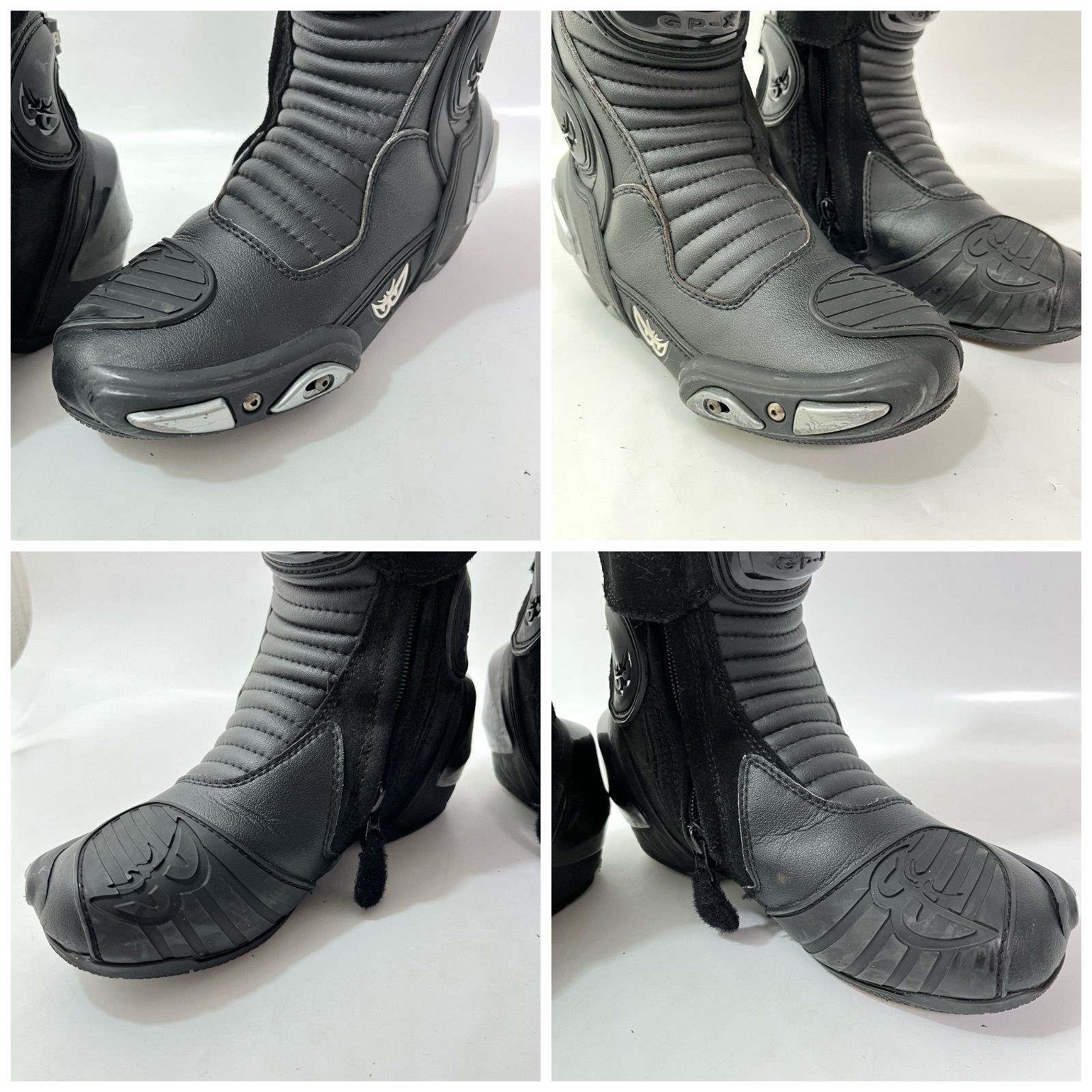 ち27) BERIK ベリック レーシングブーツ バイク用ブーツ 24cm (EUR39