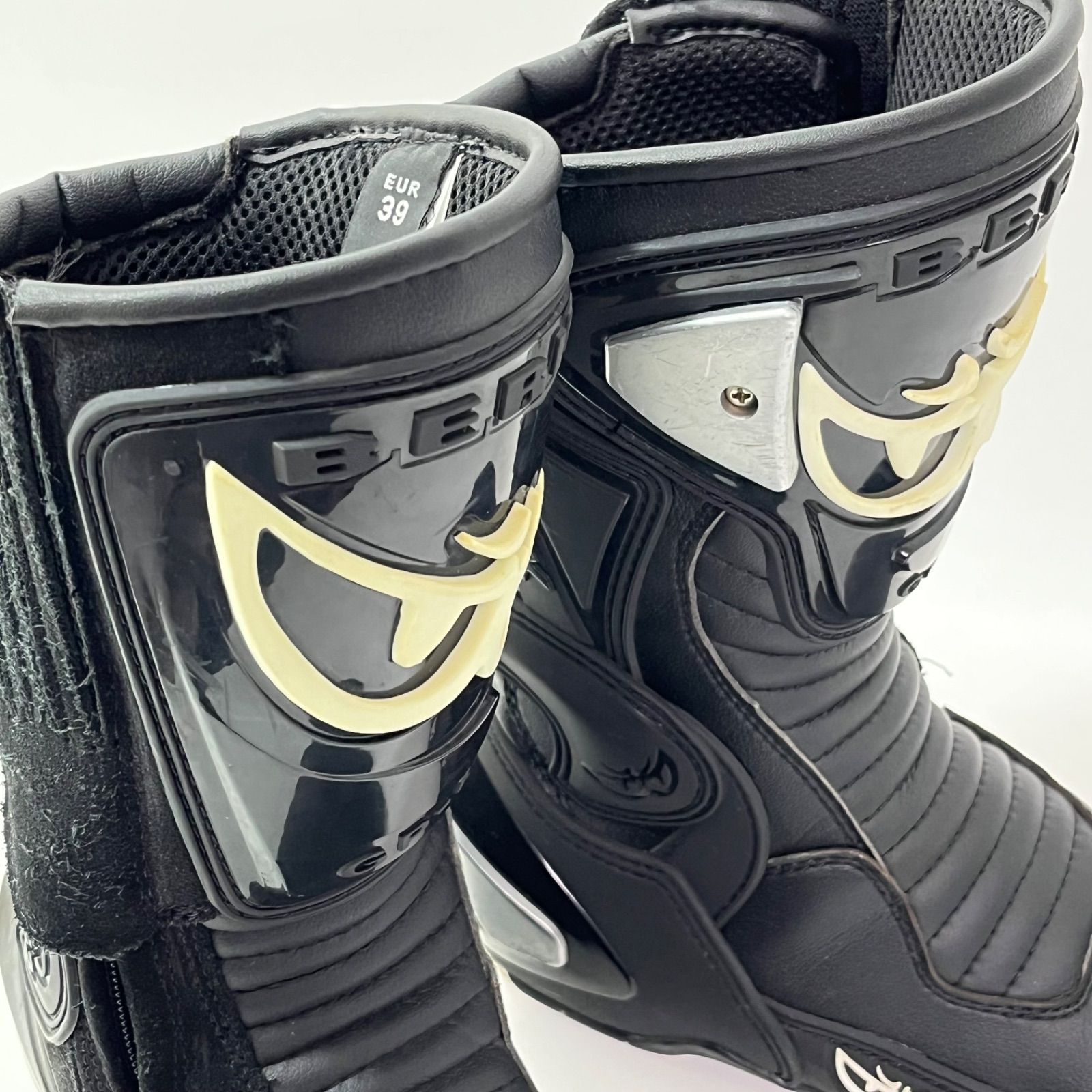 ち27) BERIK ベリック レーシングブーツ バイク用ブーツ 24cm (EUR39