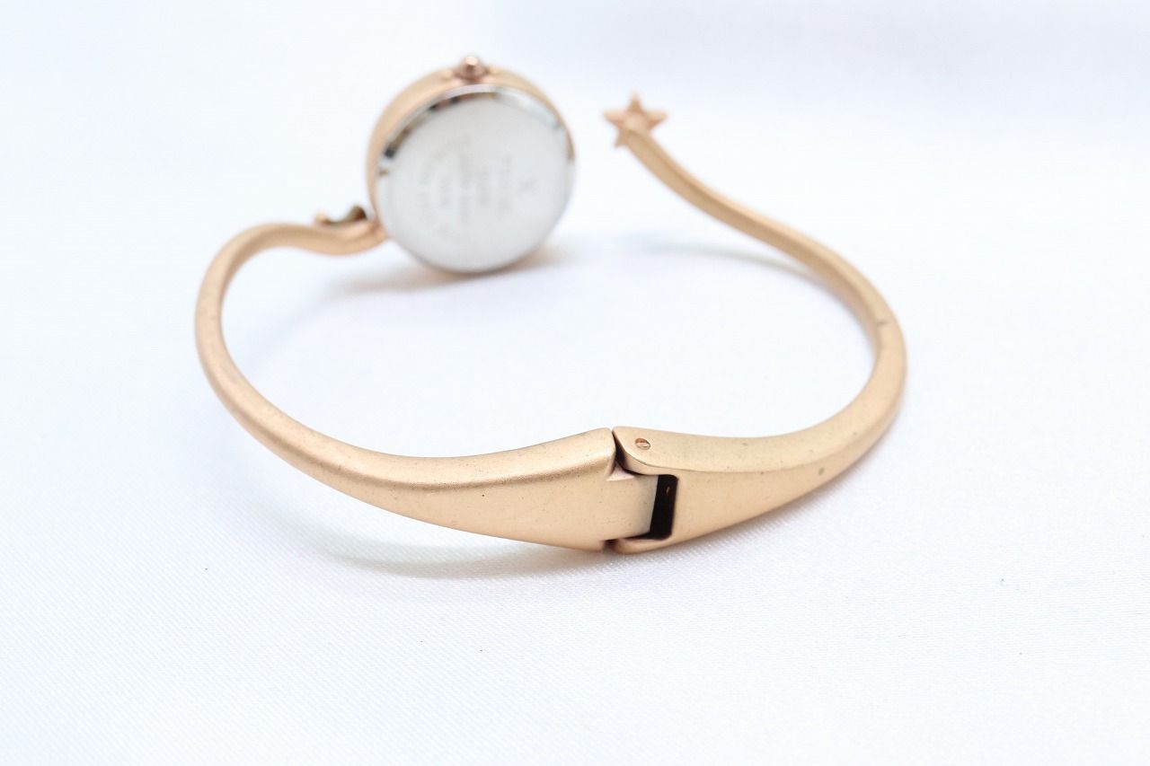 W279-3】動作品 電池交換済 VEXCEL ヴェクセル 星 月 バングルウォッチ