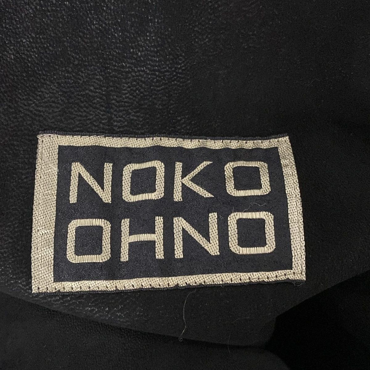 NOKO OHNO(ノコオーノ) コート サイズF レディース - 黒 長袖/レザー 