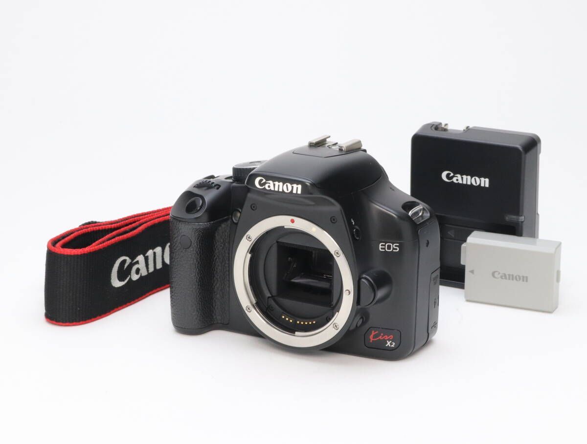 B 並品 Canon キヤノン EOS Kiss X 2 ボディ 初期不良 対応 111 123