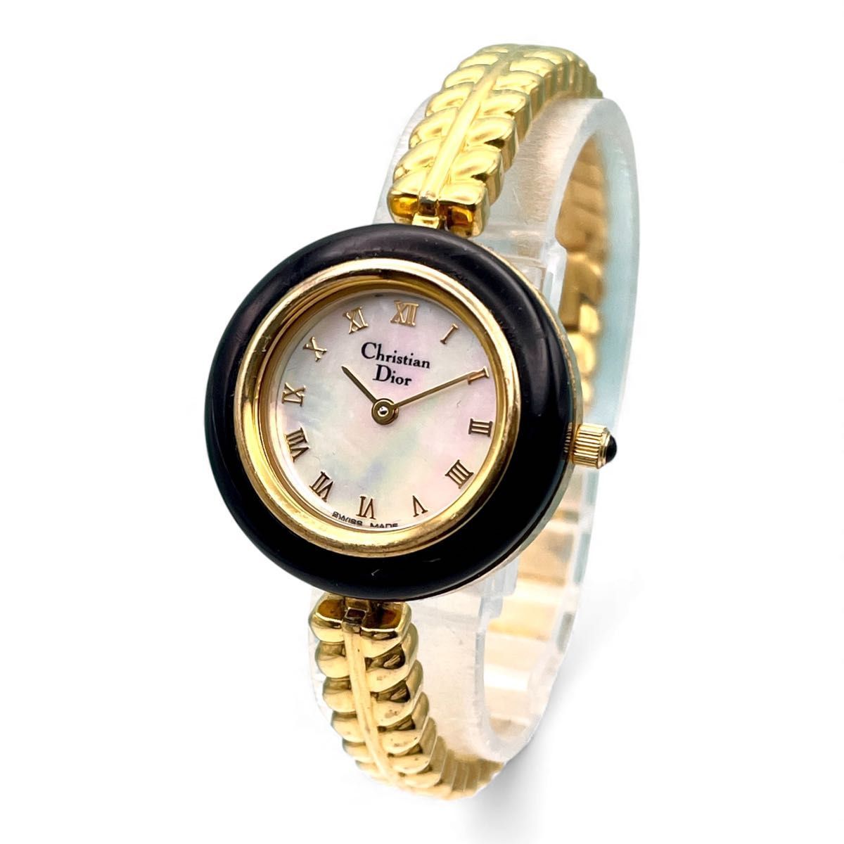 美品□稼働 Christian DIOR クリスチャンディオール 3061 レディース