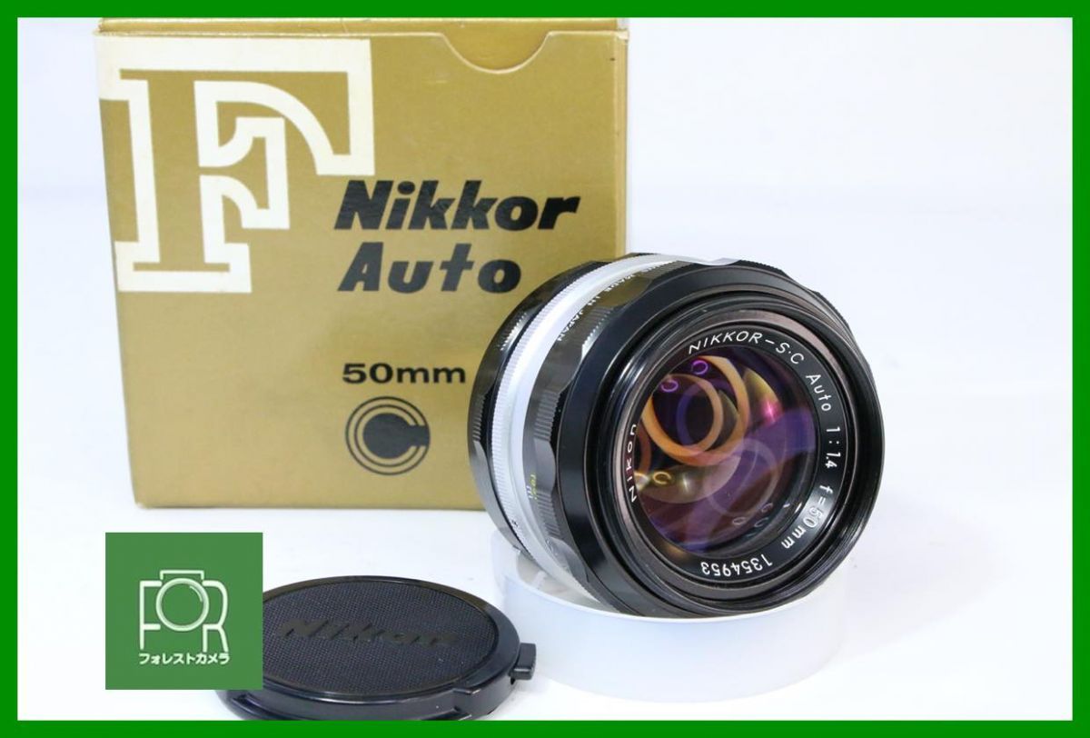 点検済 Nikon 非Ai NIKKOR S C Auto 50 mm F 1 4◼️ ◼️ R 20
