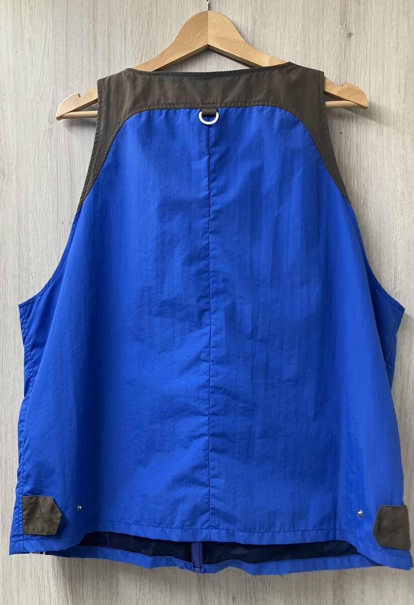 MAGIC STICK マジックスティック UTILITY PAC VEST ユーティリティベスト フィッシングベスト グリーン ブルー レッド Lサイズ