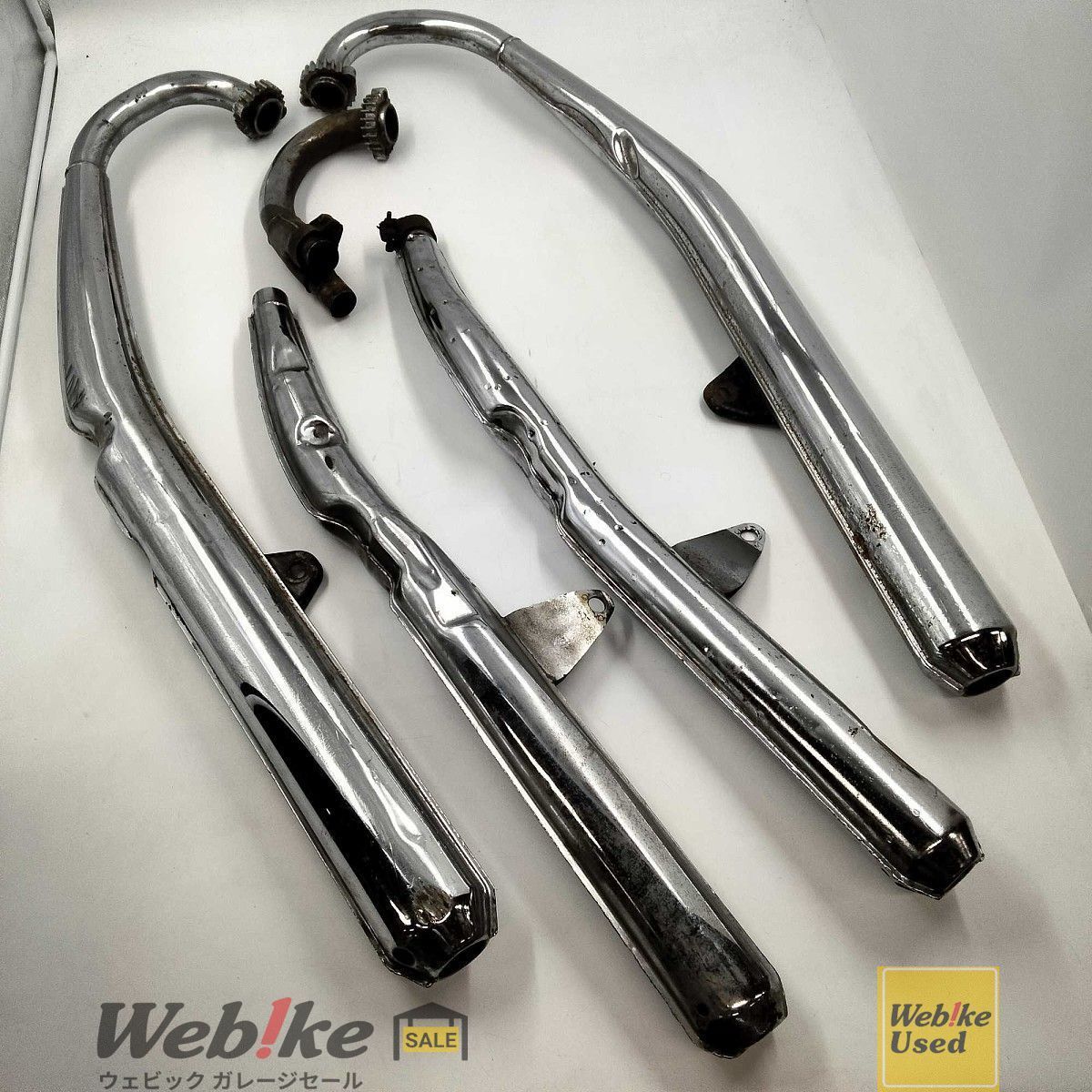 スズキ パーツ GT 380 フルエキゾーストマフラー チャンバー