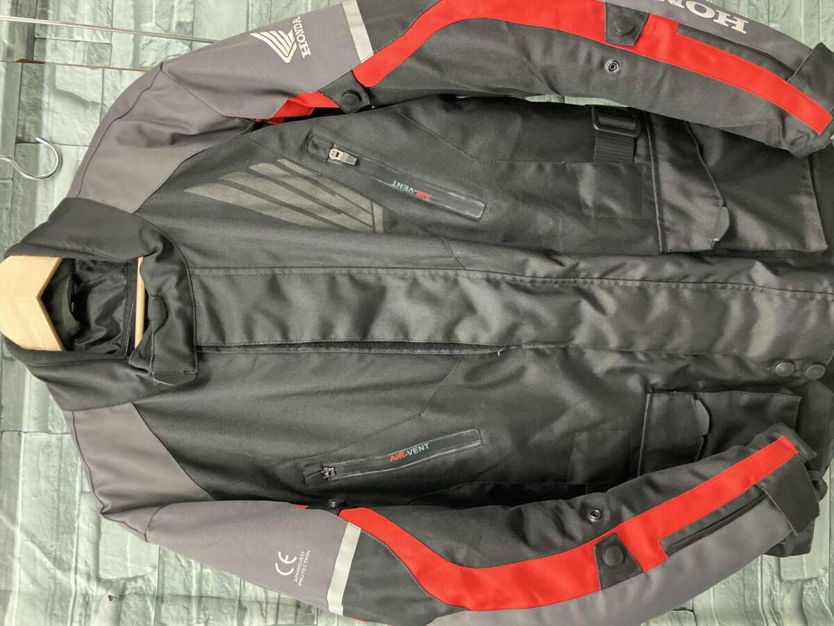 HONDA バイク用ライダースジャケット プロテクター付き サイズL