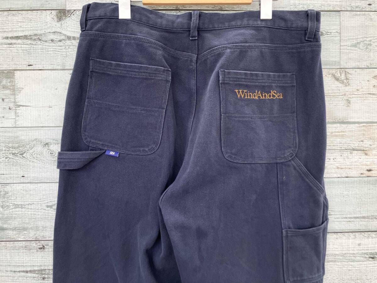 WIND AND SEA ウィダンシー DUCK CANVAS D.KNEE PAINTER PT-NAVY/XL 