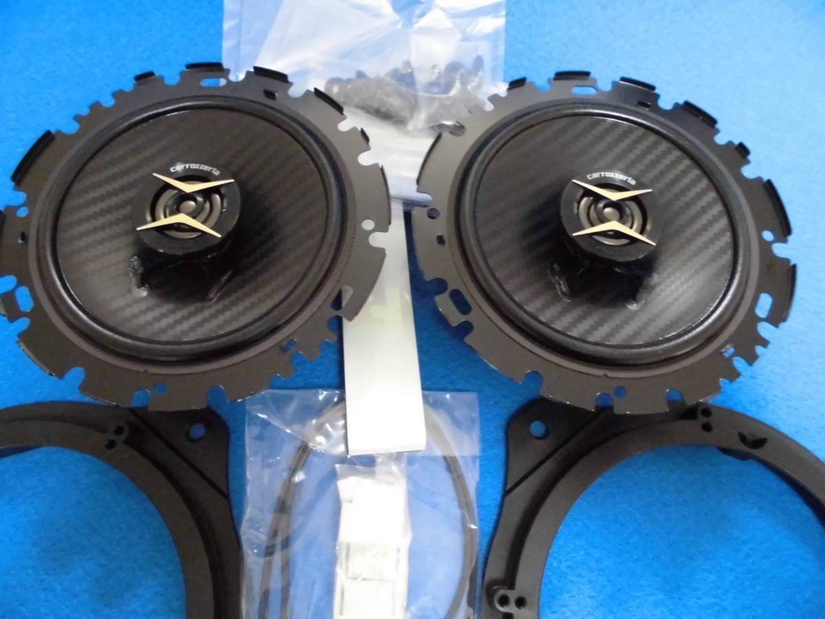 現エブリイ DA 17 V W 社外パイオニア160Ｗハイレゾ フロントスピーカー スピーカー取付キット エブリイ内張り脱着解説図付