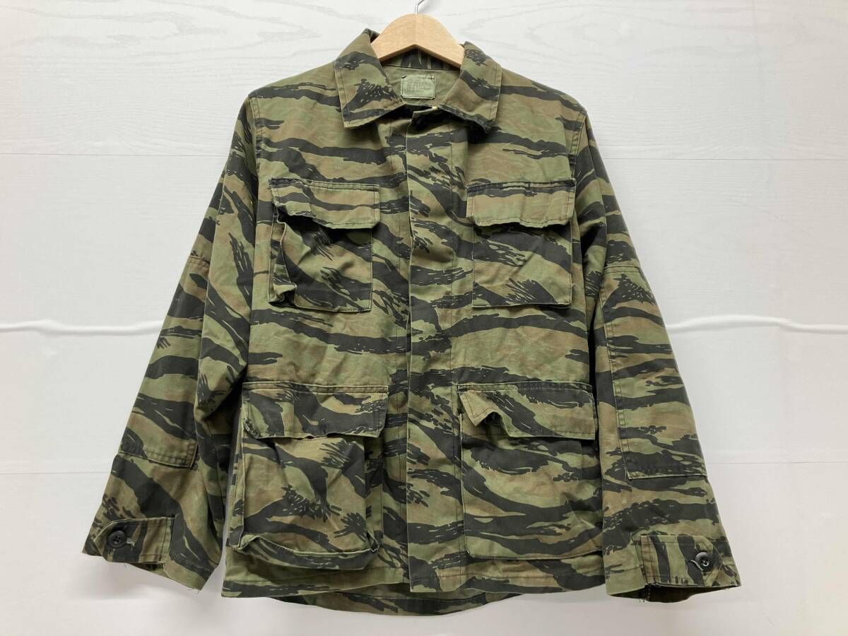US.ARMY コンバットジャケット COAT COMBAT LDA 404-86-8-8463 タイガーカモ ミリタリージャケット サイズXS 通年