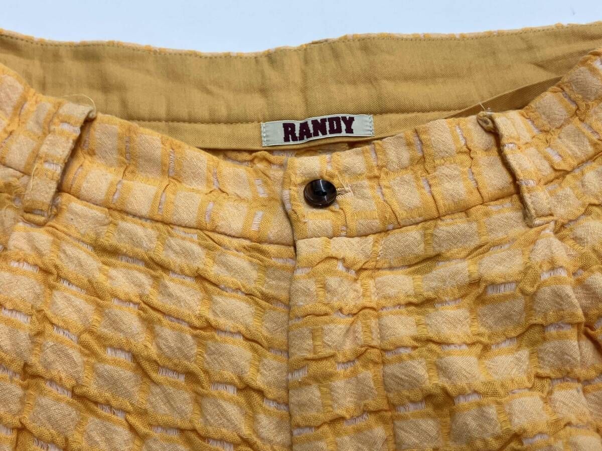 メンズ Randy RANDY SIT W-HIP PANTS ランディ ロングパンツ SS23