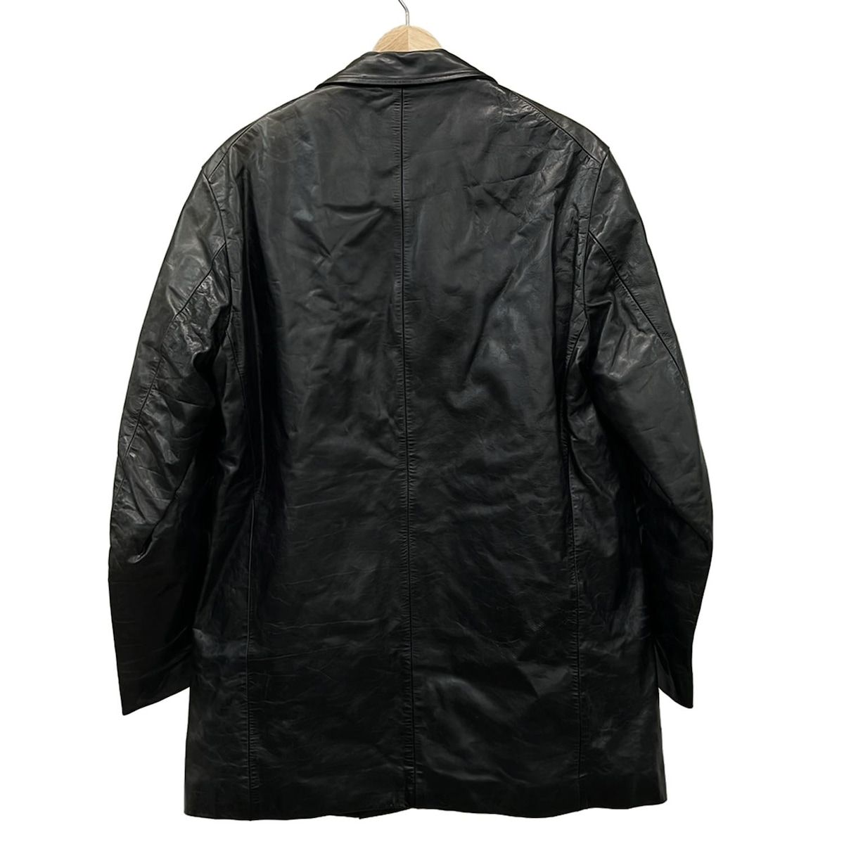 ジルサンダー ジャケット サイズ46 S メンズ - 黒 春 秋物 レザー