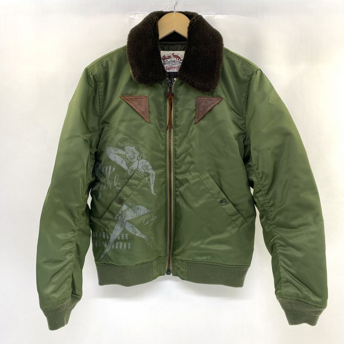 CALEE キャリー B-15 A フライトジャケット ボンバージャケット ミリタリー Mサイズ