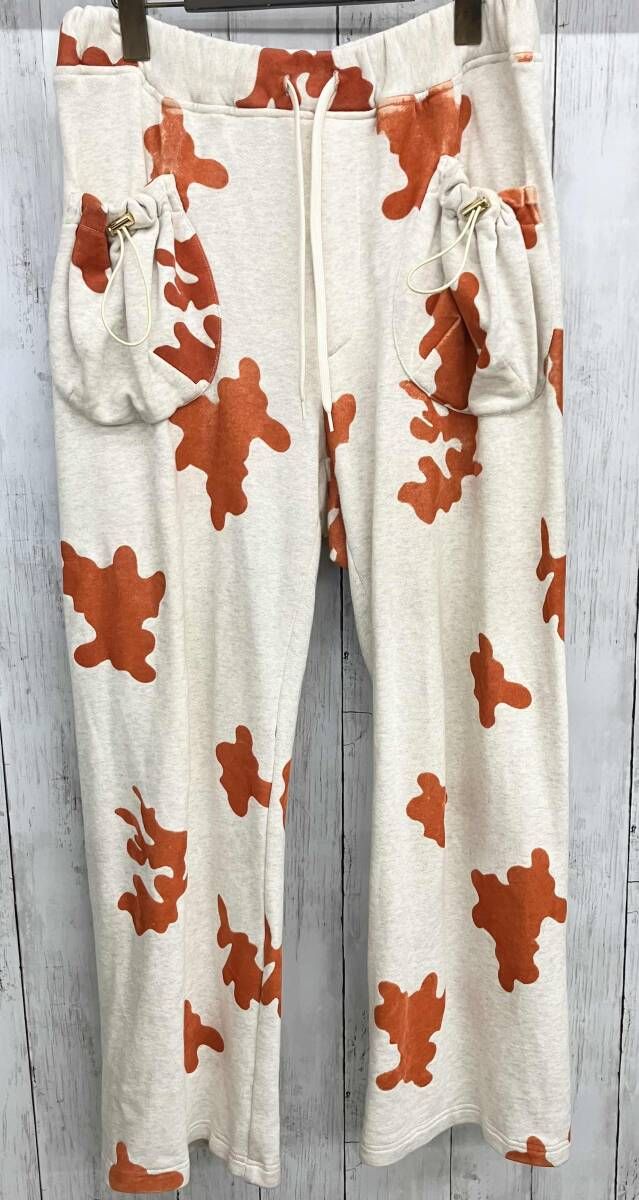 Randy 22 AW ZURICH HOODIE POCKETS PANTS ランディ 総柄 スウェットパンツ size 1