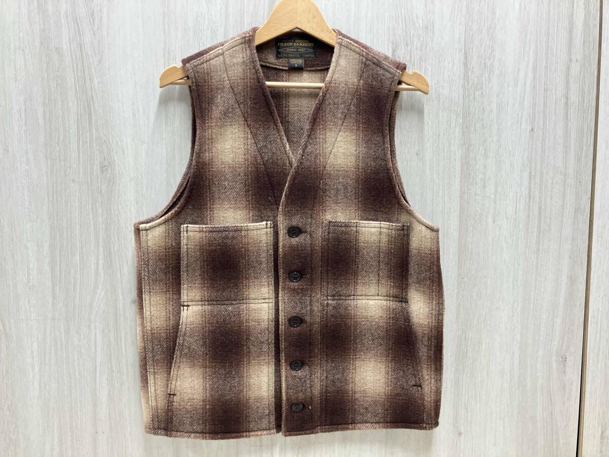 FILSON ベスト Sサイズ ブラウン 茶系 ウール フィルソン