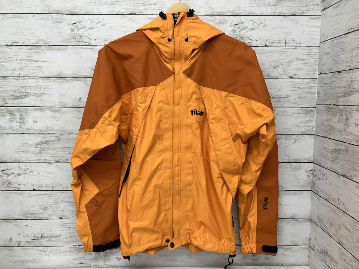 tilak／マウンテンパーカー／オレンジ／GORE-TEX／ナイロン