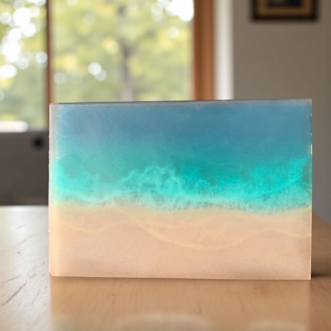 波 レジン アート パネル 20×30 a 横 』 No.99 レジンアート