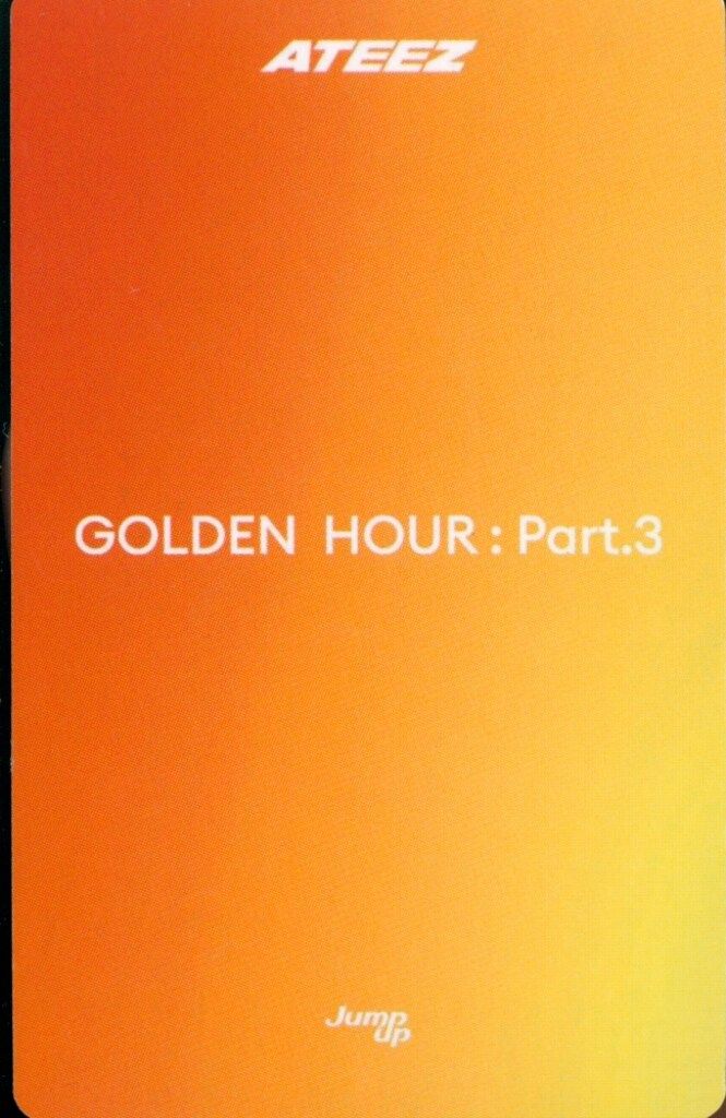 ATEEZ Jumpup JONGHO GOLDEN HOUR : Part.3 - メルカリ