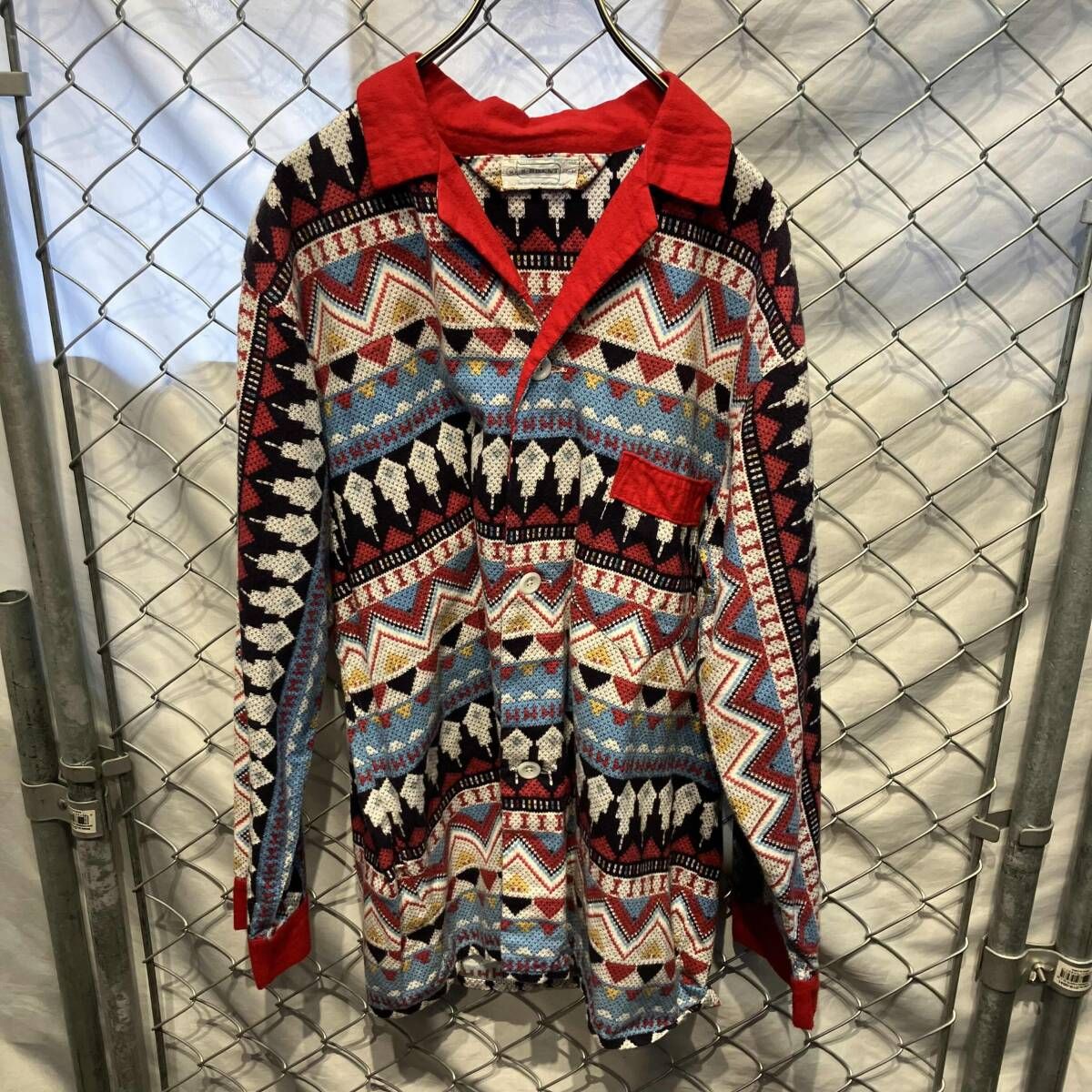 50's BRENT パジャマ ネルシャツ 50s BRENT fanel shirt プリントネルシャツ Mサイズ ブレント - メルカリ
