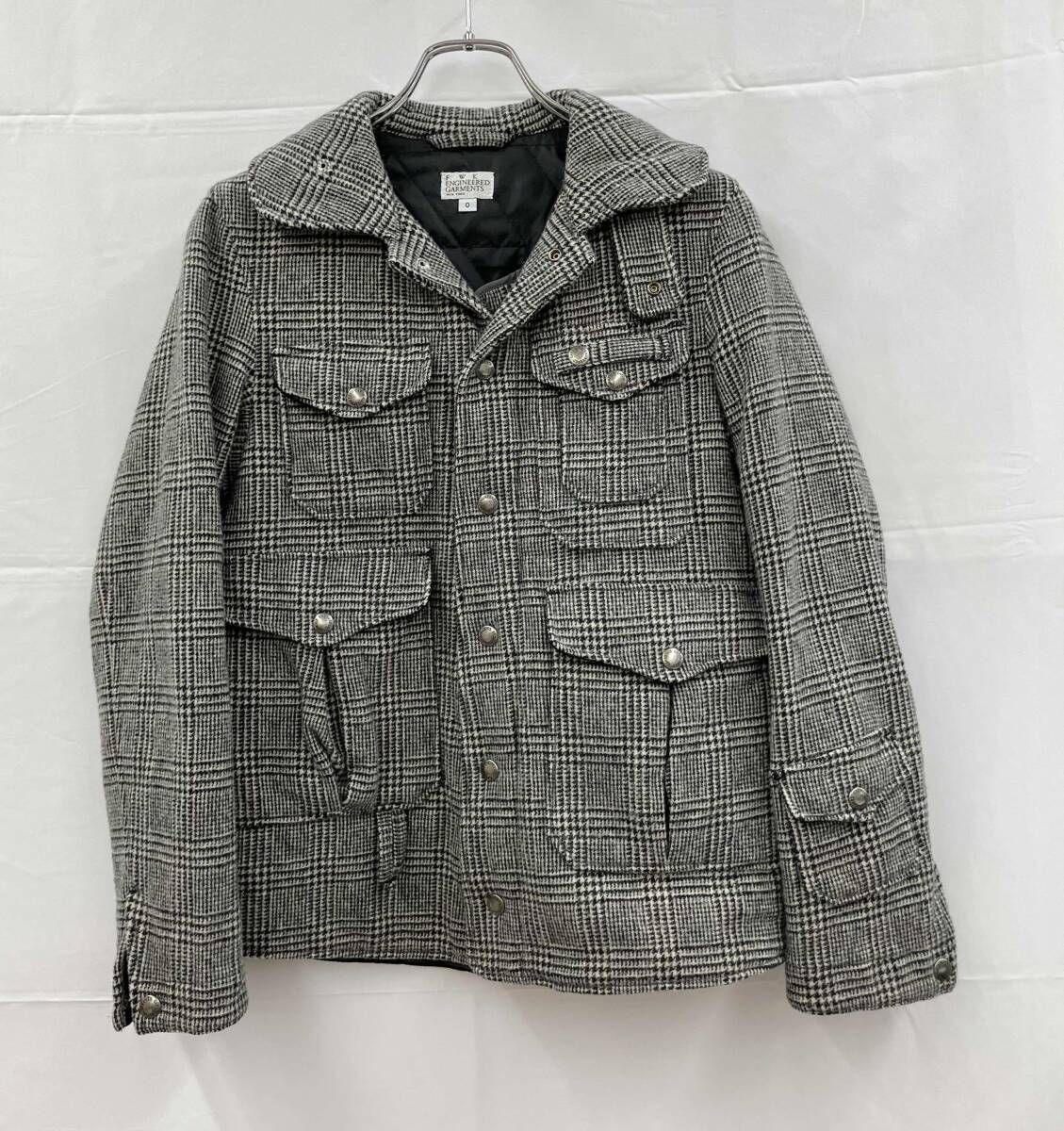 エンジニアドガーメンツ ステン ジャケット ウール サイズ0 ブラック 通年