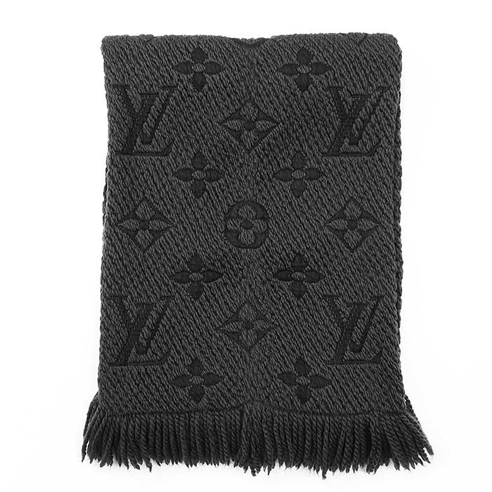 美品】LOUIS VUITTON ルイ・ヴィトン マフラー エシャルプ・ロゴマニア
