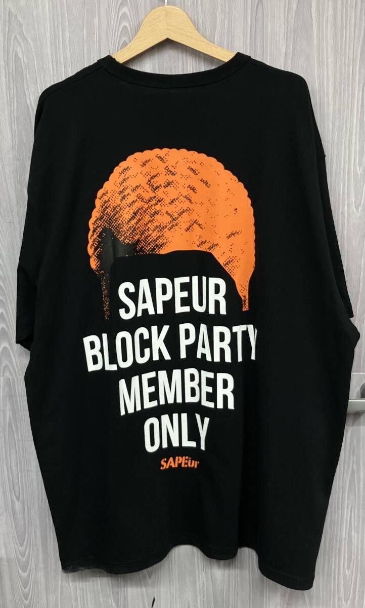 ブラック SAPEur サプール 半袖Tシャツ XXL
