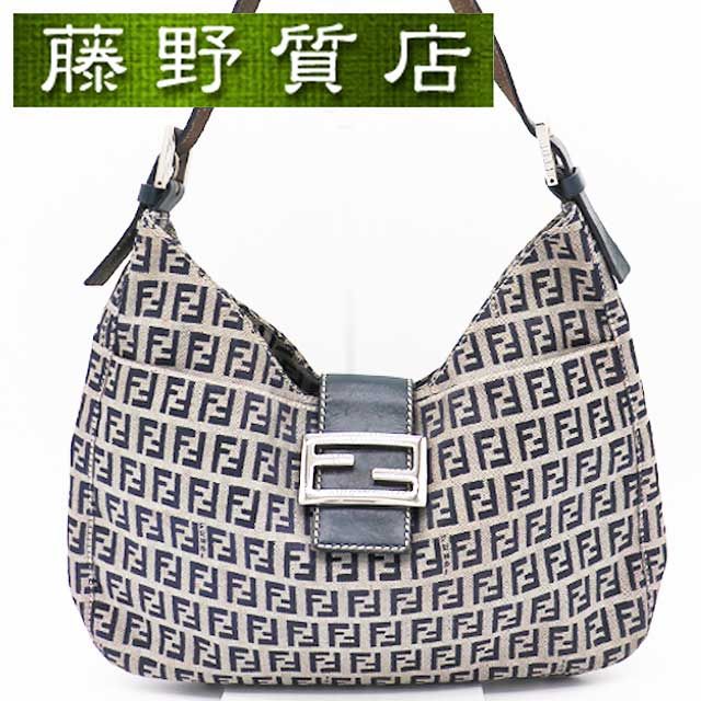 フェンディ FENDI ズッカ柄 ズッキーノ ショルダーバッグ キャンバス