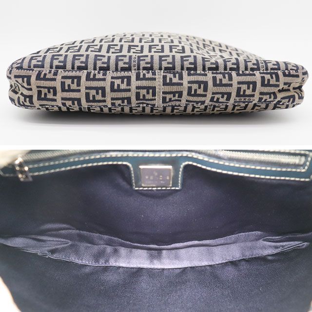 フェンディ FENDI ズッカ柄 ズッキーノ ショルダーバッグ キャンバス