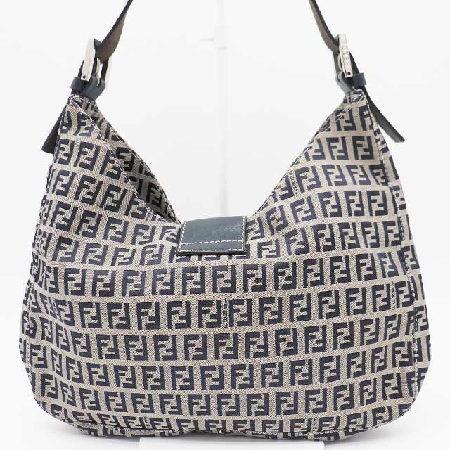フェンディ FENDI ズッカ柄 ズッキーノ ショルダーバッグ キャンバス