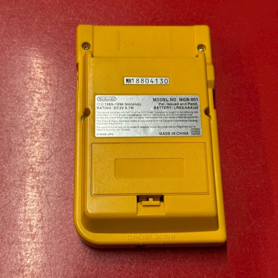 ゲームボーイポケット 本体 イエロー GBハード 本体のみ 動作可