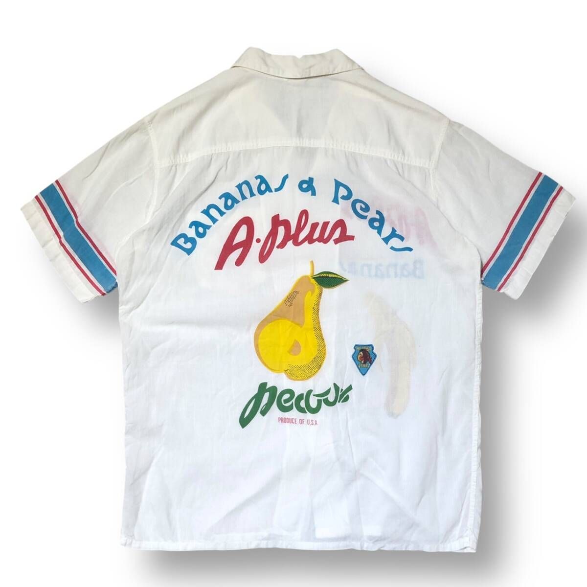 60 s GIN TONIC open color shirt オープン シャツ ホワイト XLサイズ ジントニック