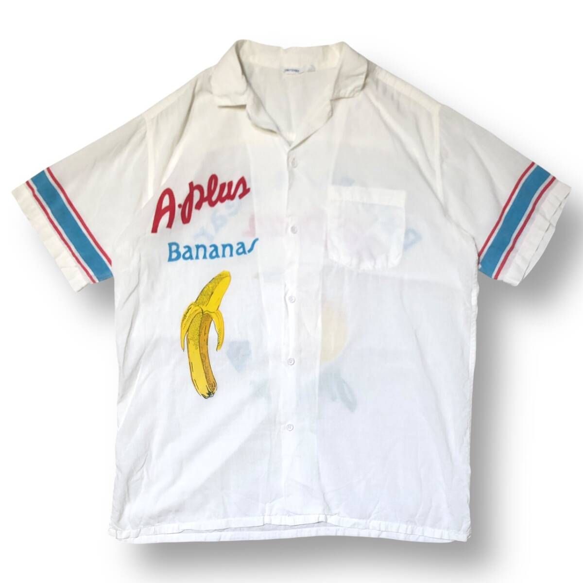 60 s GIN TONIC open color shirt オープン シャツ ホワイト XLサイズ ジントニック