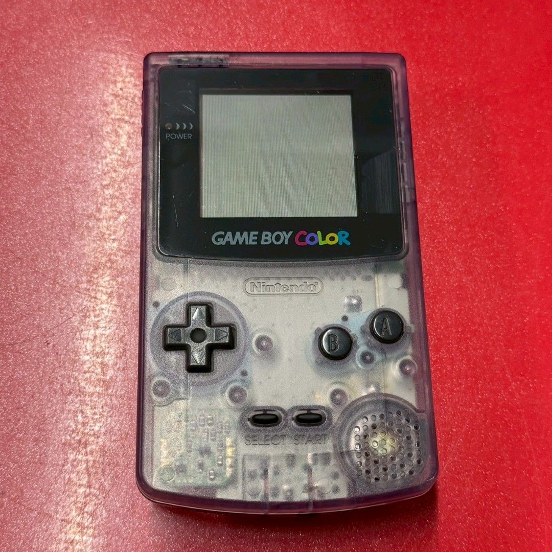 ゲームボーイ 本体 クリアパープル GBハード 本体のみ 動作可