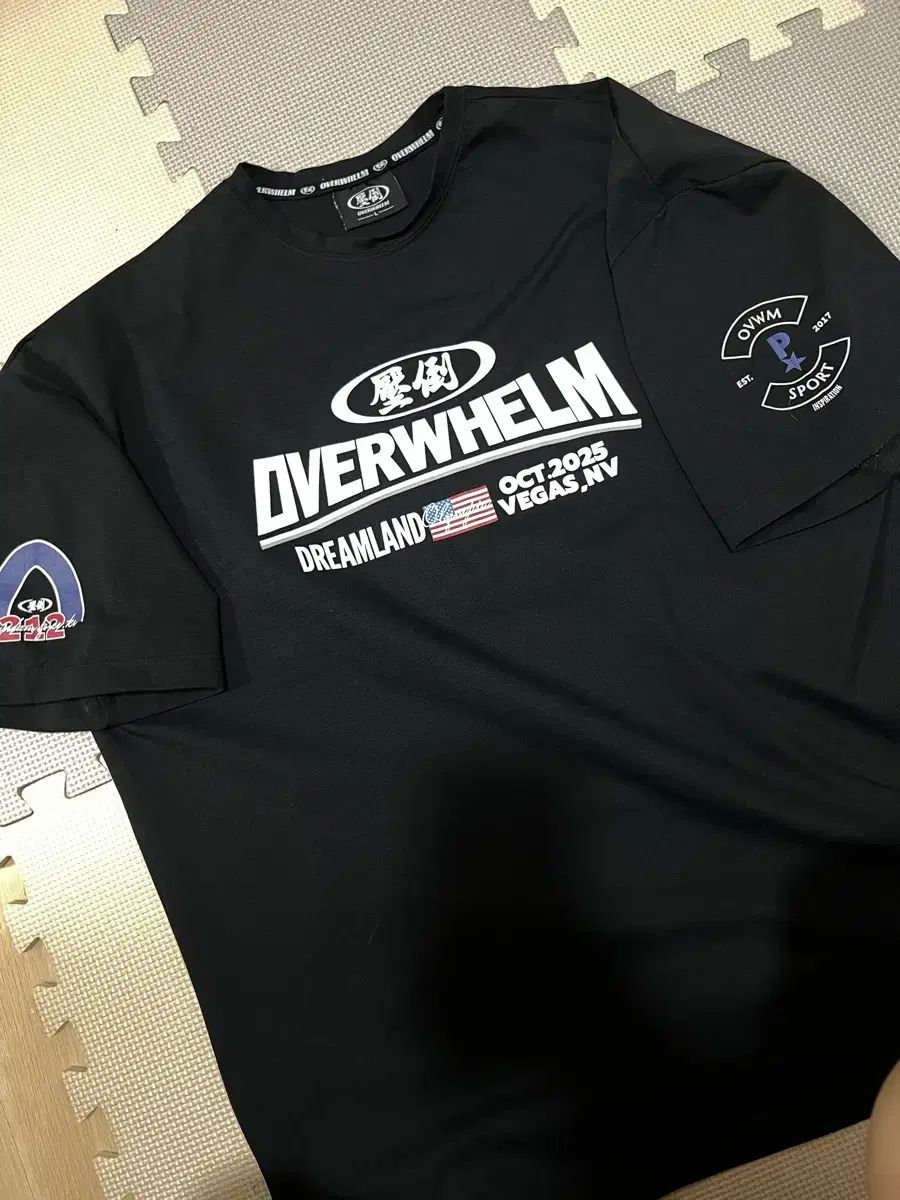 圧倒オールラウンド ブラック usロゴ アーチ