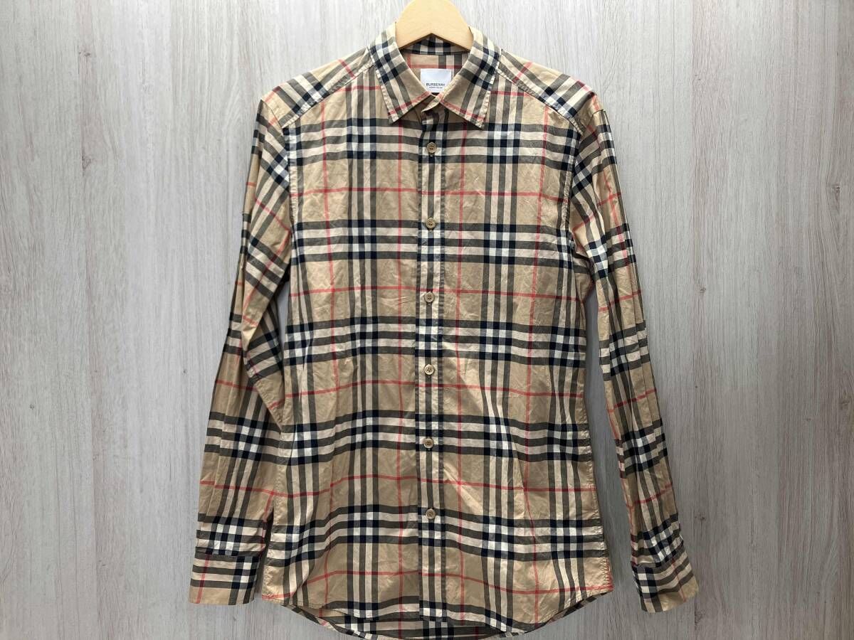 BURBERRY/バーバリー 8020863 CAXTON 長袖シャツ ノバチェック ポイン