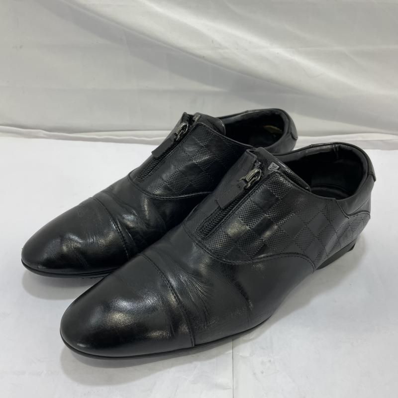 中古】LOUIS VUITTON ダミエ アンフィニ レザーシューズ サイズ6 ルイ