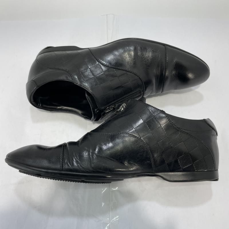 中古】LOUIS VUITTON ダミエ アンフィニ レザーシューズ サイズ6 ルイ