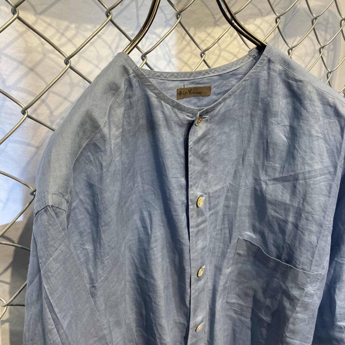 Y s for men ノー シャツ 半袖シャツ ブルー系 ワイズフォーメン