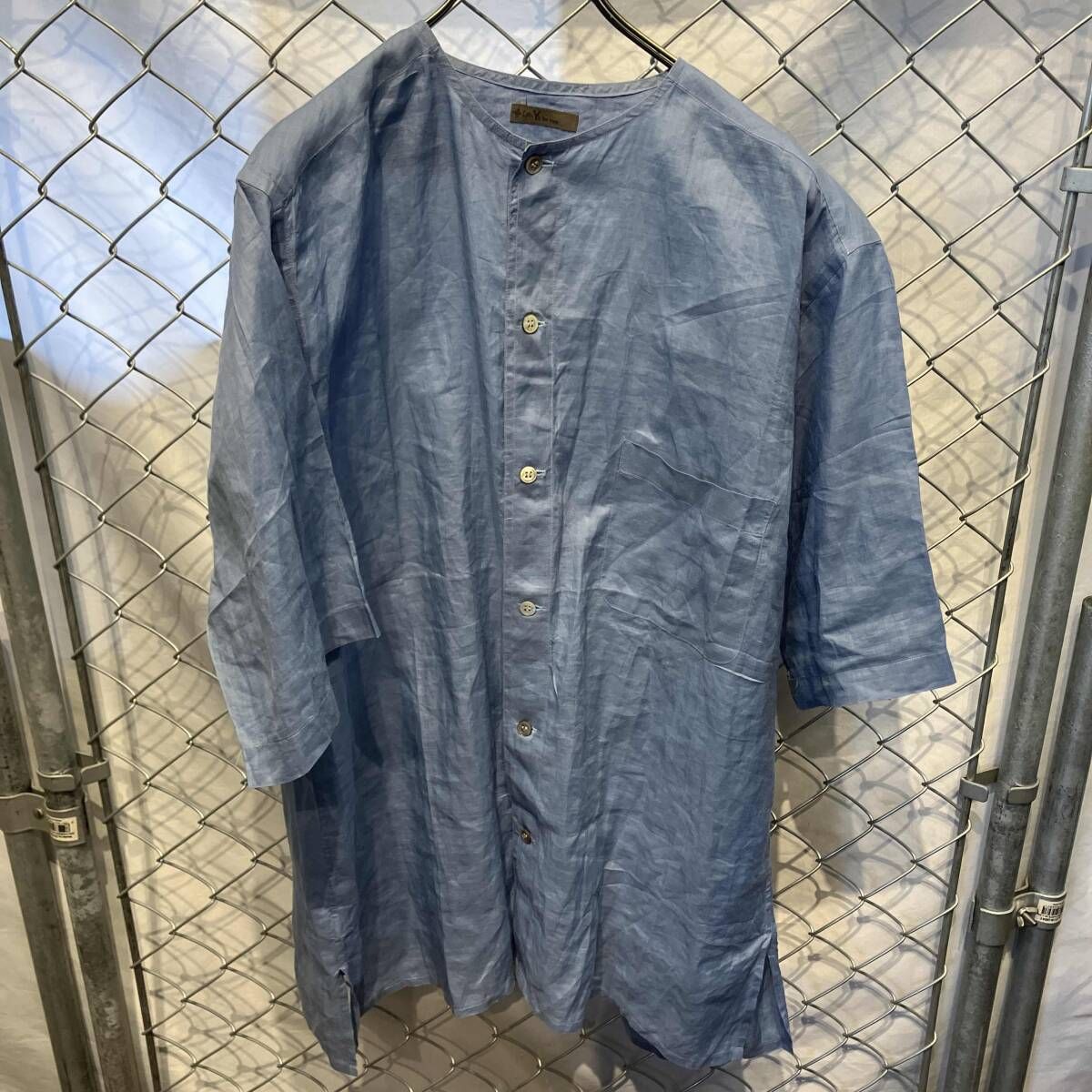 Y s for men ノー シャツ 半袖シャツ ブルー系 ワイズフォーメン