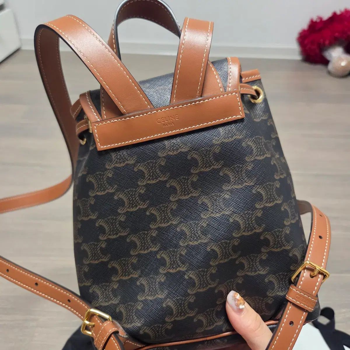 Celine Mini Fullco バックパック 正規品 2回着用 Celine ミニ フールコ バックパック 正規品 日本から直接購入 2回着用