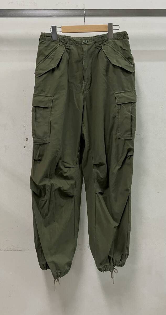 US ARMY ユーエスアーミー 70 S M-65 TALONジップ ミリタリー カーゴパンツ カーキ ウエスト誤70→正78 cm