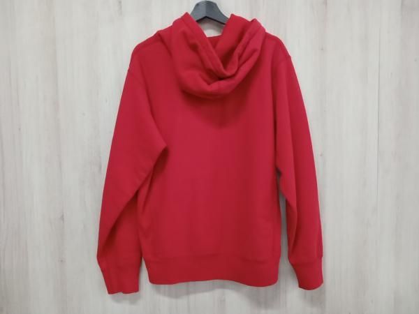 Supreme シュプリーム 19 FW Bandana box logo hoodie パーカー プルオーバー 裏起毛 レッド Mサイズ