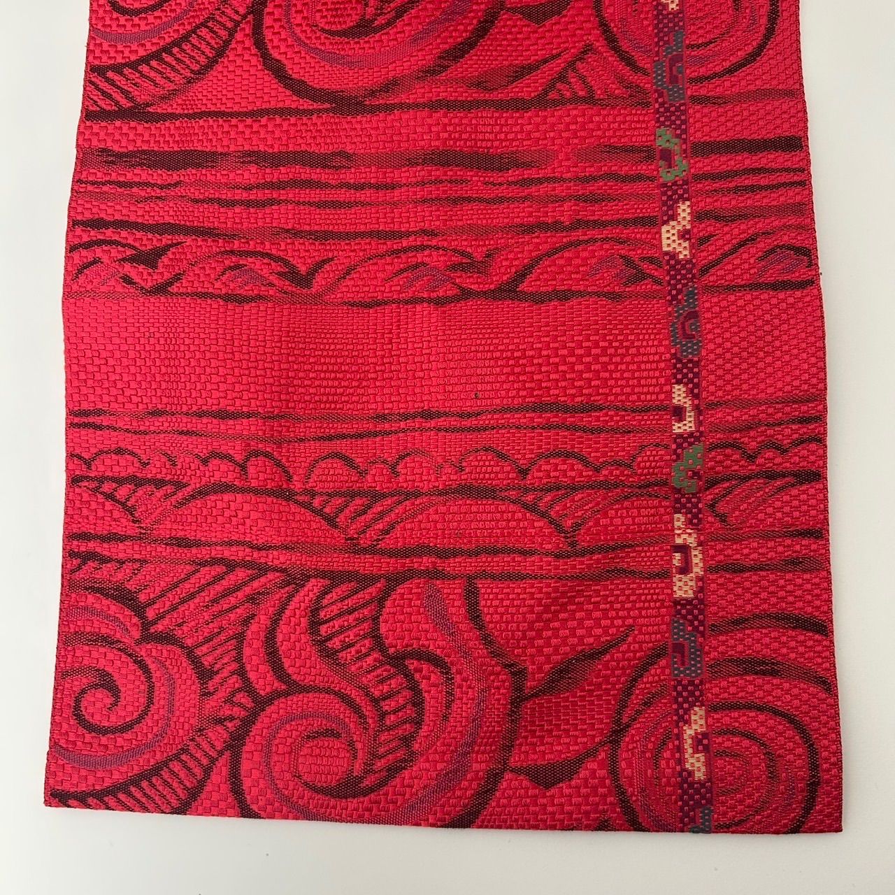 名古屋帯 本場筑前博多帯 可愛い織り出し 八寸 正絹 着物 MA-1657