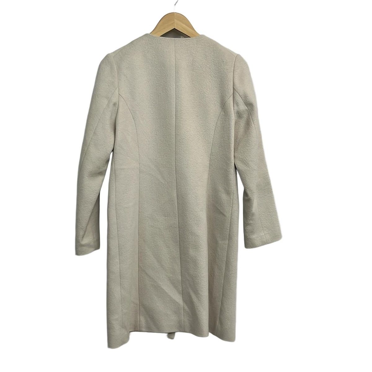イエナ　アイボリー ウールコート サイズ38 IENA(イエナ) コート サイズ38 M レディース美品 - アイボリー 長袖