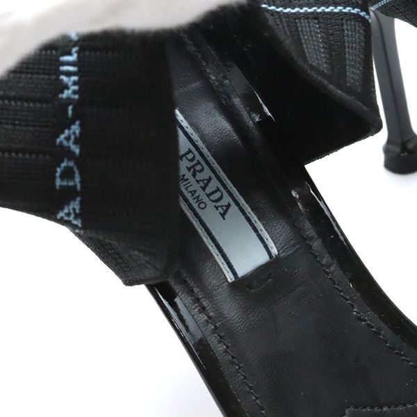 広尾店】プラダ PRADA ストラップサンダル エナメルレザー パテント