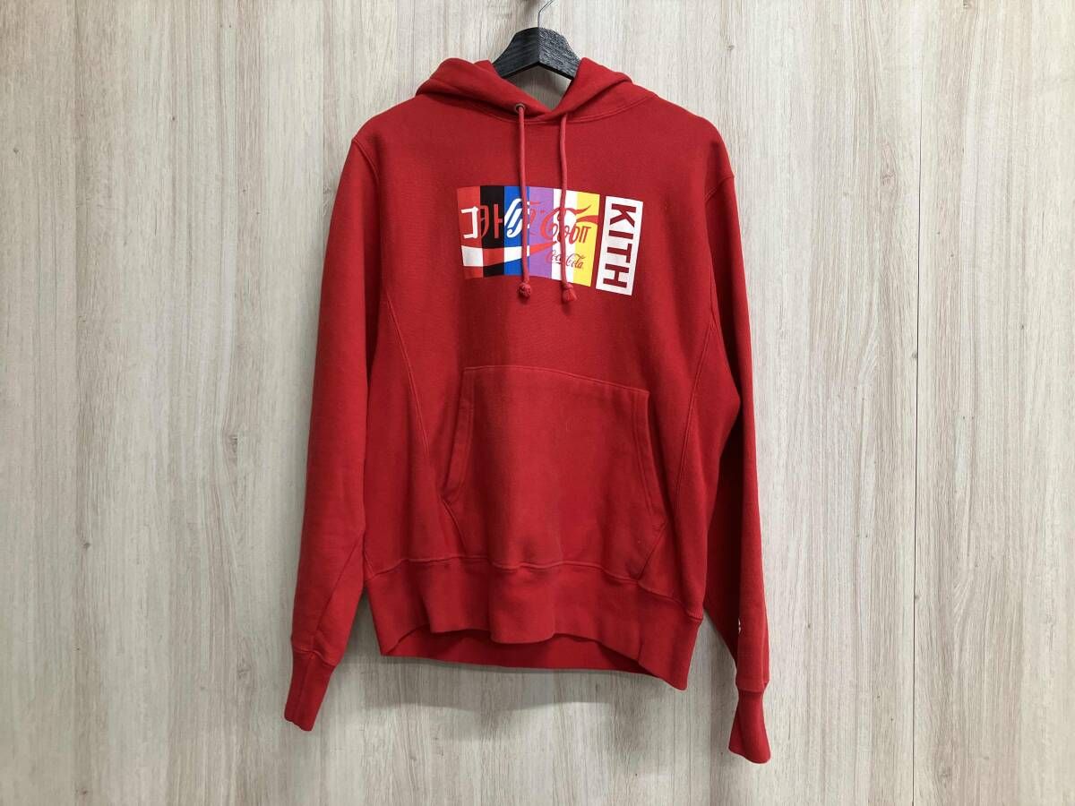 KITH キス Coca Cola コカコーラ Hoodie パーカー プルオーバー コラボ Sサイズ レッド