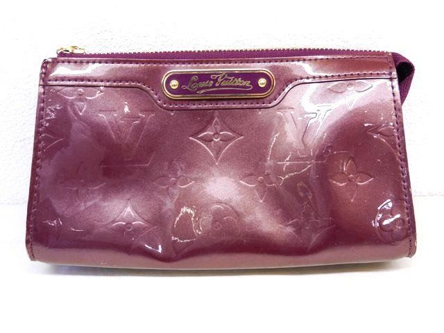 ヴィトン M 93565 SR 4007 ヴェルニ トゥルース･コスメティック コスメ ポーチ パープル系 ヴィオレット LOUIS VUITTON 7 K