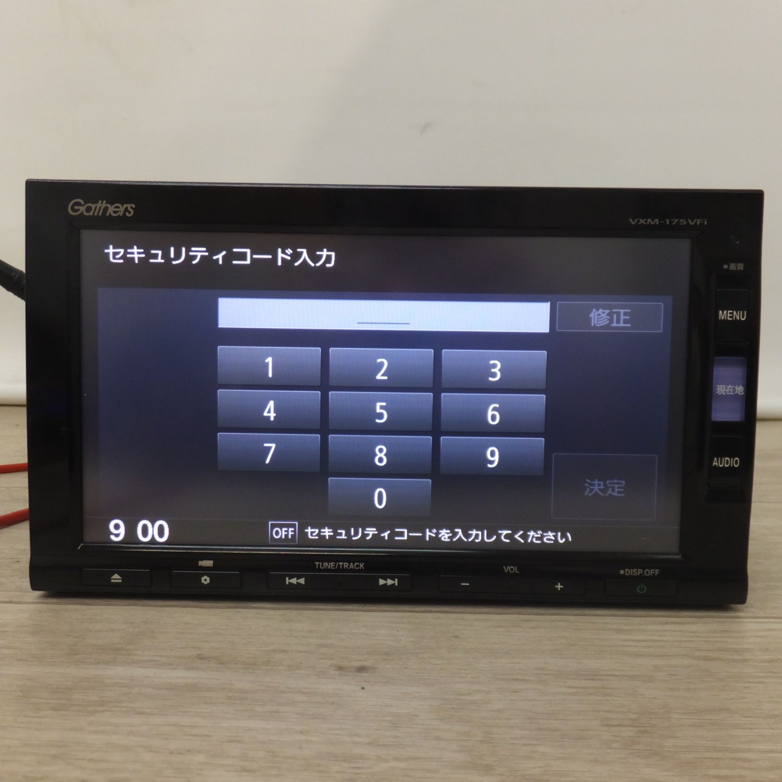 パナソニック製 ホンダ インターナビ Gathers VXM 175 VFI 08 A 40 5 W 0 420 セキュリティロック 4