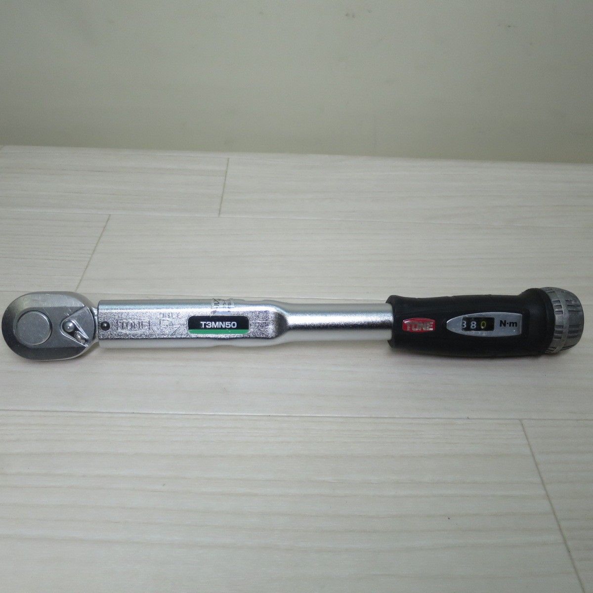 TONE プレセット 形 トルク レンチ T 3 MN 50 差し込み角 9.5 mm 点検 整備 組立 トネ