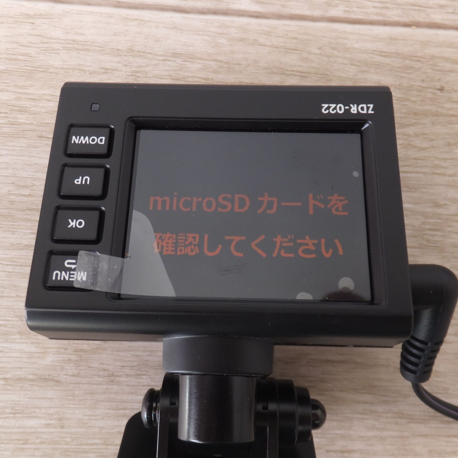 送料無料] ☆コムテック COMTEC ドライブレコーダー ZDR-022 SDカード