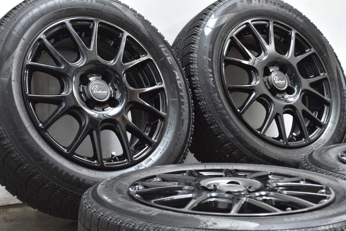 交換用に ヴェルザンディ 16 in 6 5 J 45 PCD 100 ナンカン アイスアクティバ AW 1 195 65 R ライズ ロッキー レックス ガソリン車